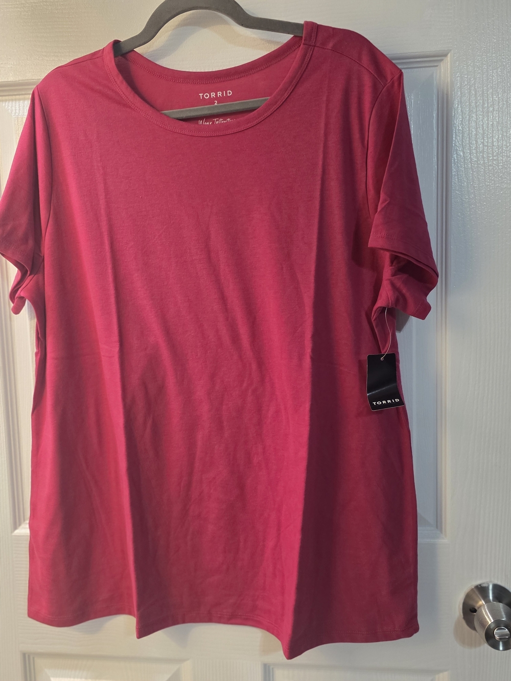 Torrid Vivacious (Pink) Short Sleeve Crewneck Tee 2X